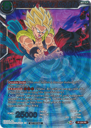 Energy Volley Gogeta (Series 7 Super Dash Pack) (P-134) [Promotion Cards] | Rock City Comics