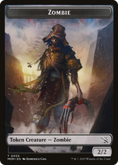 Treasure (21) // Zombie Double-Sided Token [March of the Machine Tokens] | Rock City Comics