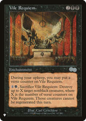 Vile Requiem (USG) [The List Reprints] | Rock City Comics