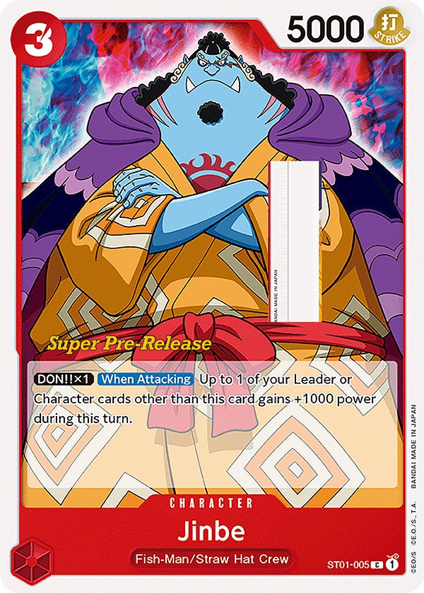 Jinbe [Super Pre-Release Starter Deck: Straw Hat Crew] | Rock City Comics