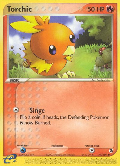 Torchic (74/109) [EX: Ruby & Sapphire] | Rock City Comics