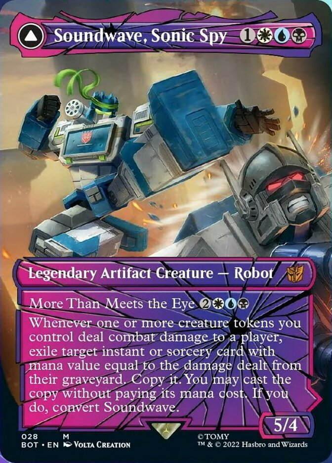 Soundwave, Sonic Spy // Soundwave, Superior Captain (Shattered Glass) [Transformers] | Rock City Comics