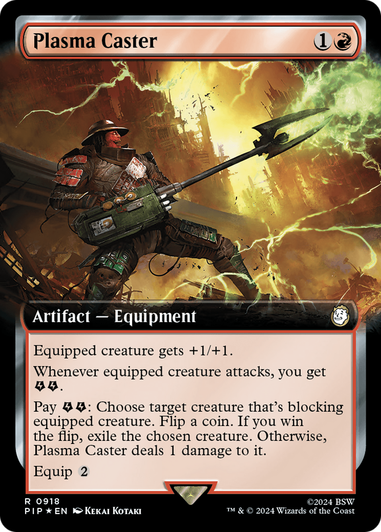 Plasma Caster (Extended Art) (Surge Foil) [Fallout] | Rock City Comics