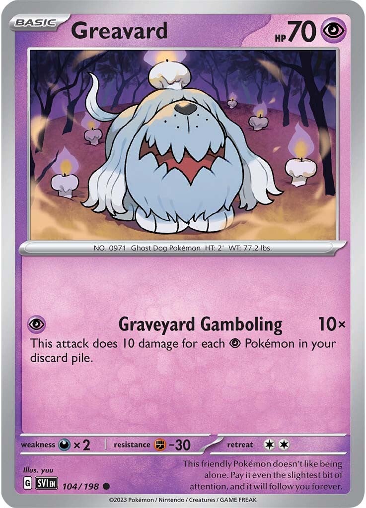 Greavard (104/198) [Scarlet & Violet: Base Set] | Rock City Comics