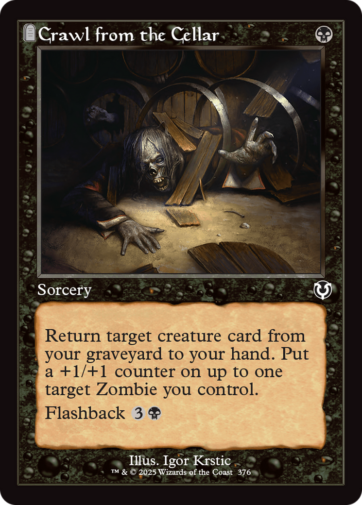 Crawl from the Cellar (Retro Frame) [Innistrad Remastered] | Rock City Comics