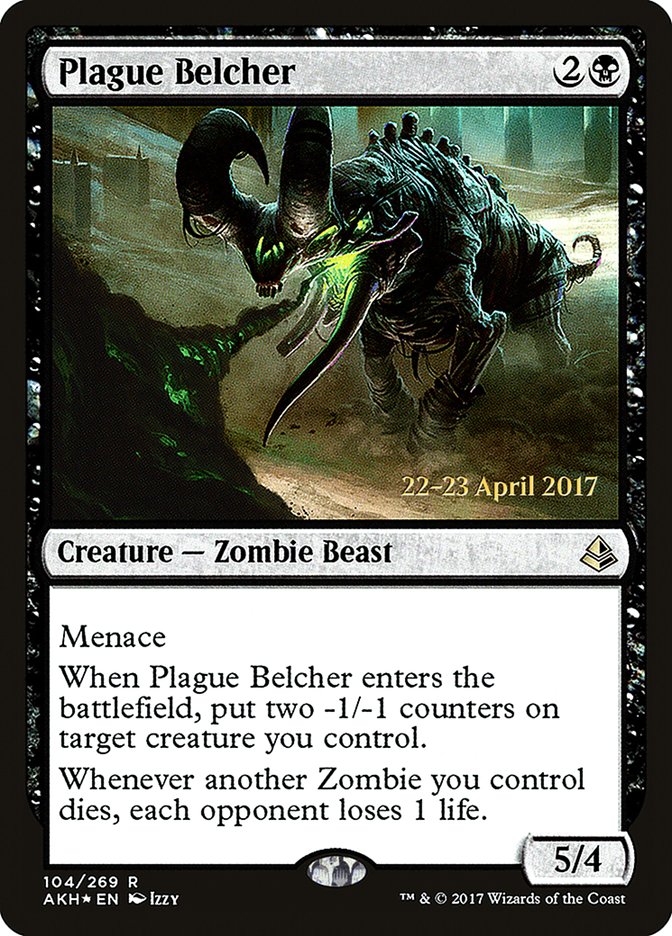 Plague Belcher [Amonkhet Prerelease Promos] | Rock City Comics