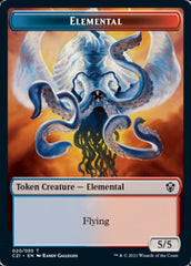 Elemental (020) // Copy Double-Sided Token [Commander 2021 Tokens] | Rock City Comics