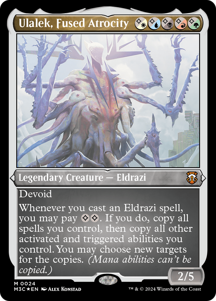 Ulalek, Fused Atrocity (Foil Etched) [Modern Horizons 3 Commander] | Rock City Comics