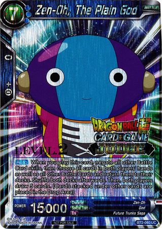 Zen-Oh, The Plain God (Level 2) (BT2-060) [Judge Promotion Cards] | Rock City Comics