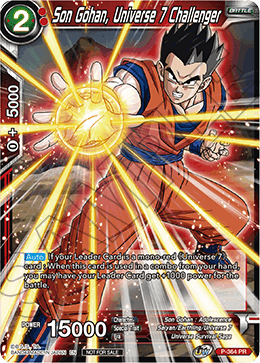 Son Gohan, Universe 7 Challenger (Unison Warrior Series Boost Tournament Pack Vol. 7) (P-364) [Tournament Promotion Cards] | Rock City Comics