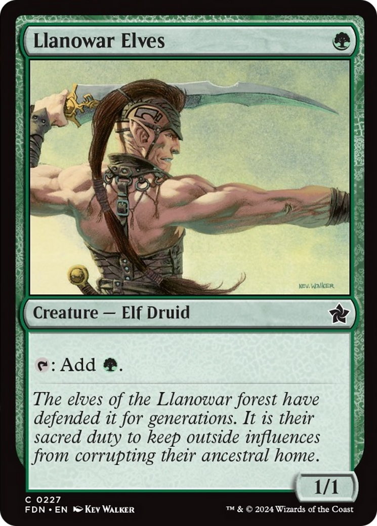 Llanowar Elves [Foundations] | Rock City Comics