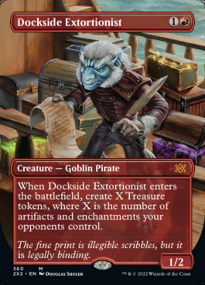 Dockside Extortionist (Borderless Alternate Art) [Double Masters 2022] | Rock City Comics