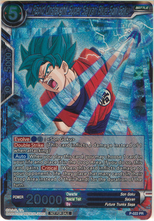 Rapid Onslaught Super Saiyan Blue Son Goku (P-022) [Promotion Cards] | Rock City Comics