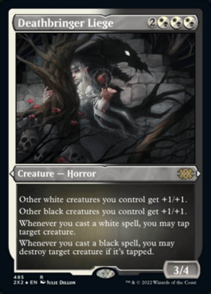 Deathbringer Liege (Foil Etched) [Double Masters 2022] | Rock City Comics