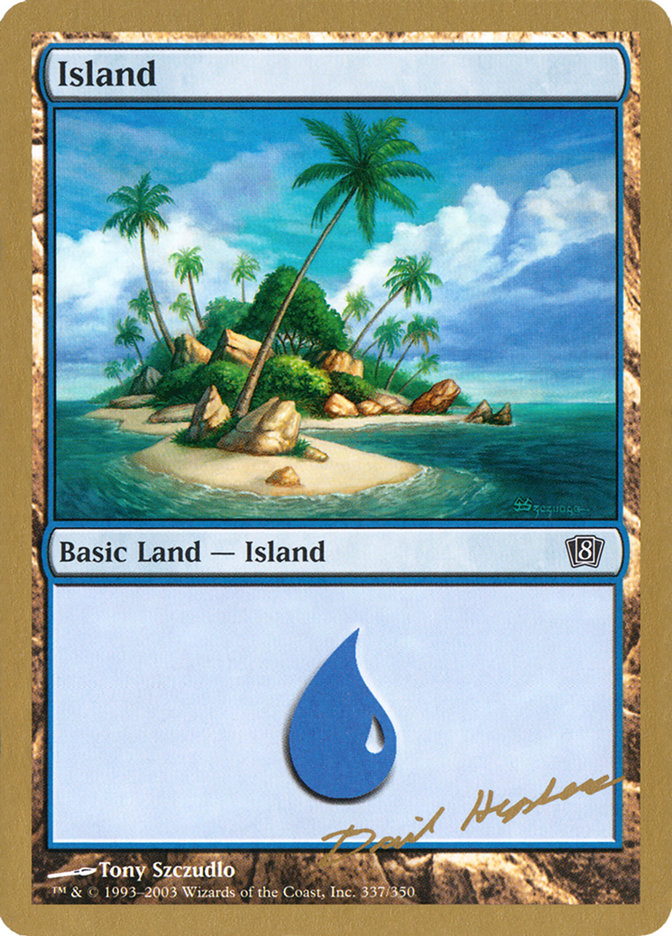 Island (dh337) (Dave Humpherys) [World Championship Decks 2003] | Rock City Comics