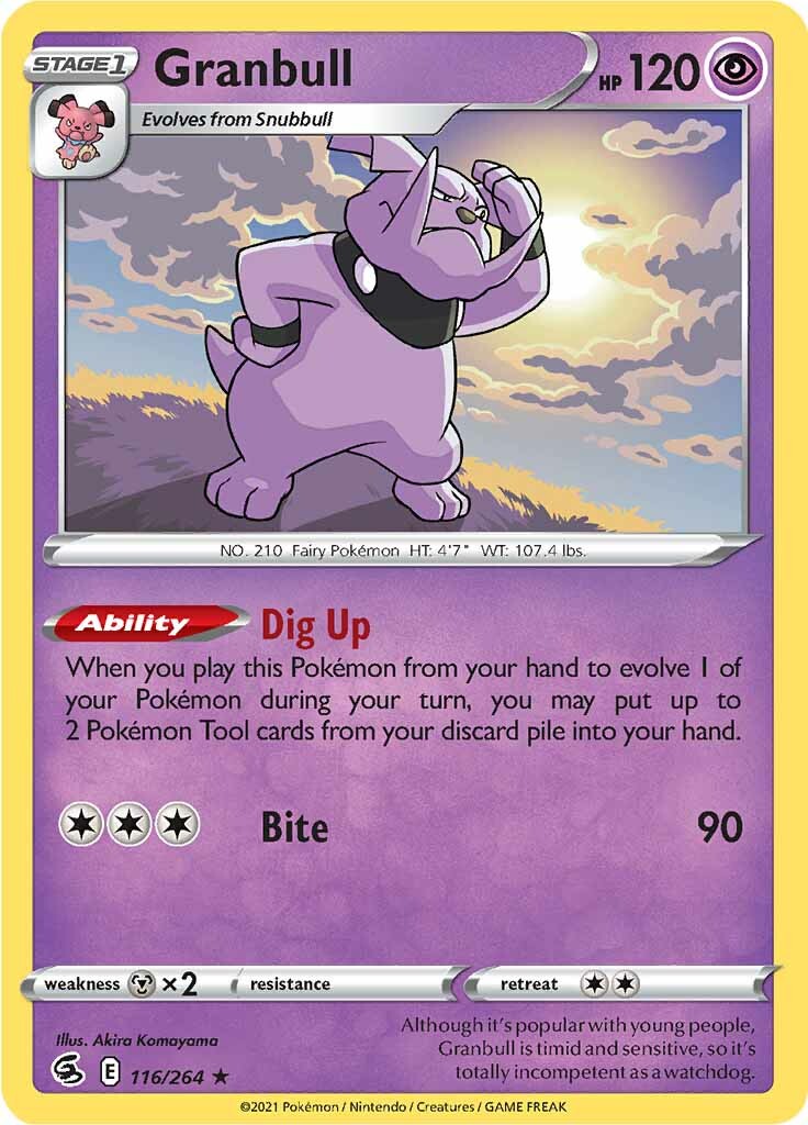 Granbull (116/264) [Sword & Shield: Fusion Strike] | Rock City Comics