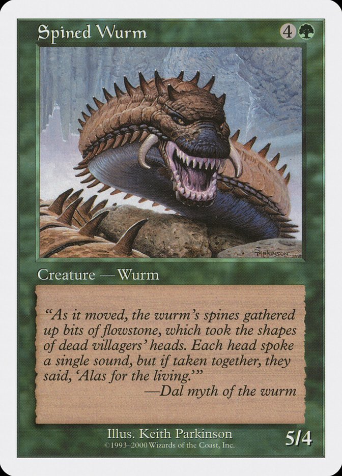 Spined Wurm [Media Promos] | Rock City Comics