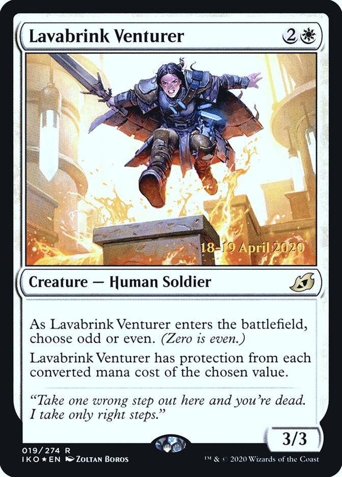 Lavabrink Venturer [Ikoria: Lair of Behemoths Prerelease Promos] | Rock City Comics