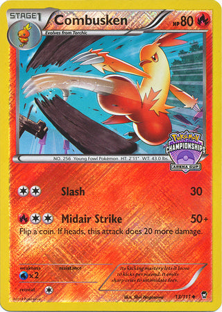 Combusken (13/111) (States Championship Promo) [XY: Furious Fists] | Rock City Comics