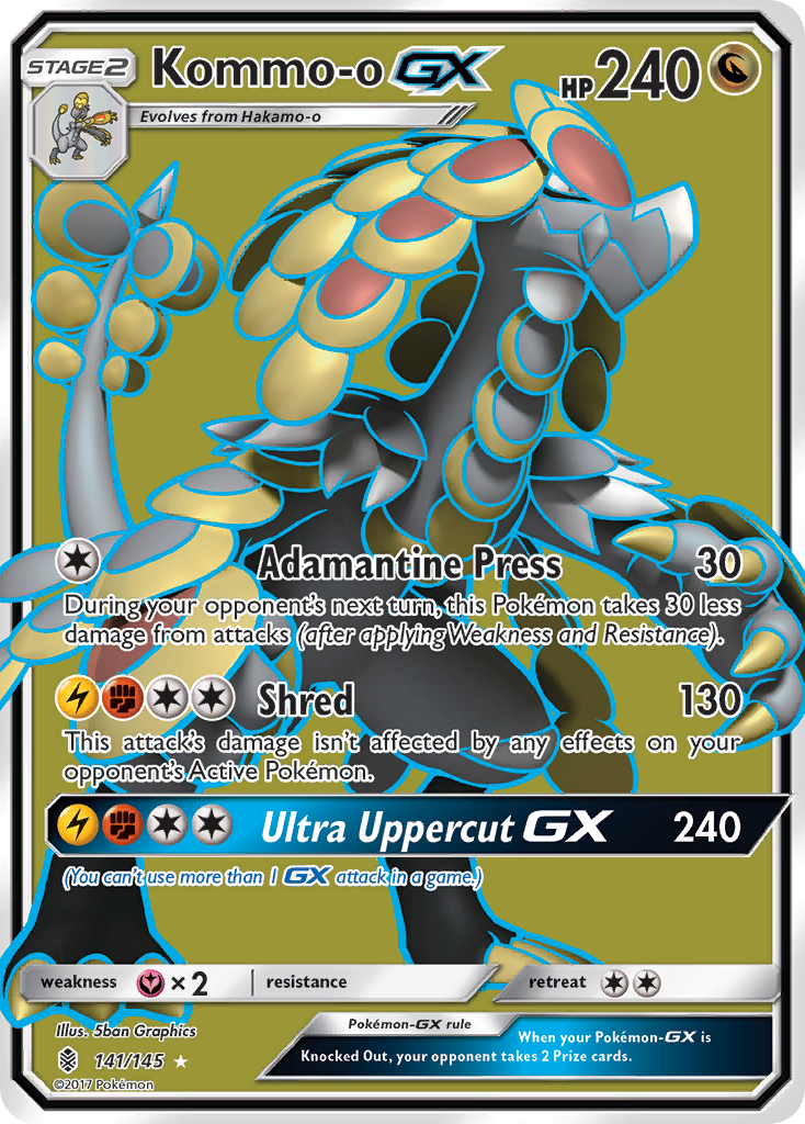 Kommo-o GX (141/145) [Sun & Moon: Guardians Rising] | Rock City Comics