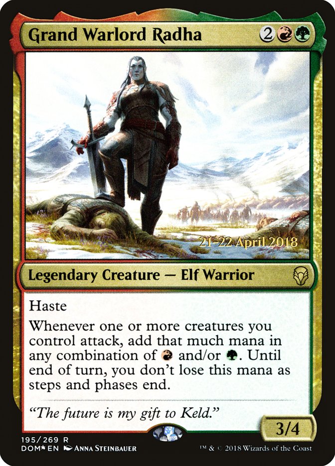 Grand Warlord Radha [Dominaria Prerelease Promos] | Rock City Comics
