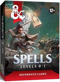D&D Reference Cards: Spells Level 0-1 | Rock City Comics