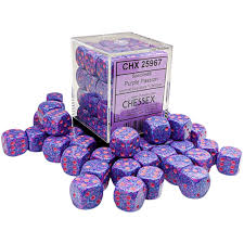 Chessex 36D6 set Purple Passion | Rock City Comics