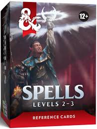 D&D Reference Cards: Spells Level 2-3 | Rock City Comics