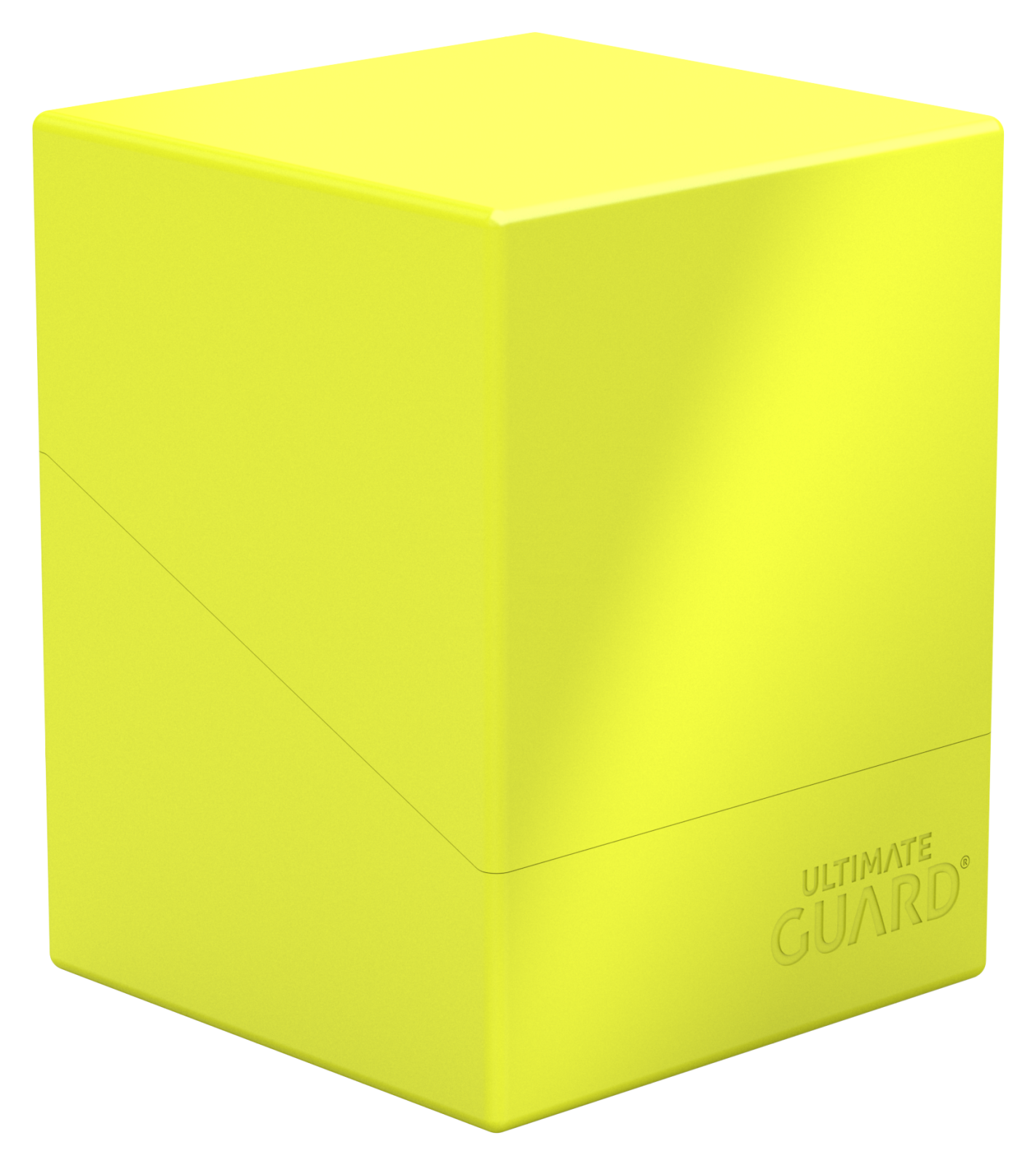 UG Neon Yellow Boulder 100+ Deck Case | Rock City Comics