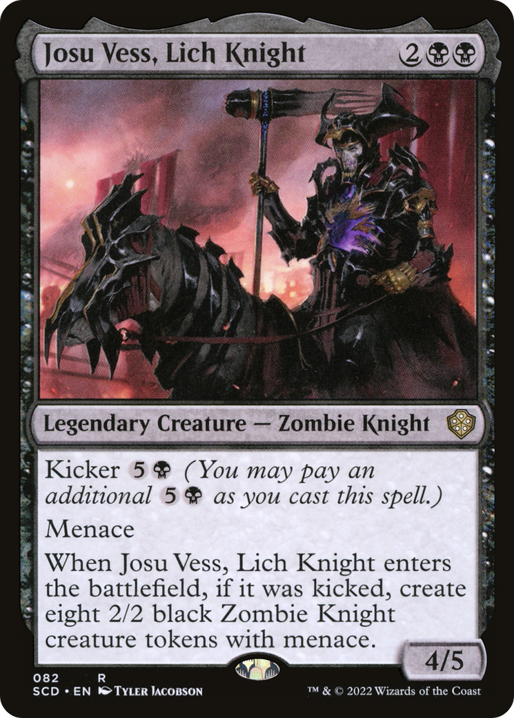 Josu Vess, Lich Knight [Starter Commander Decks] | Rock City Comics