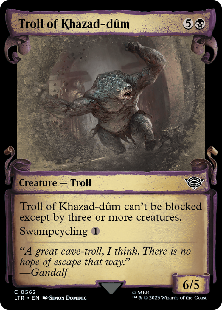 Troll of Khazad-dum [The Lord of the Rings: Tales of Middle-Earth Showcase Scrolls] | Rock City Comics