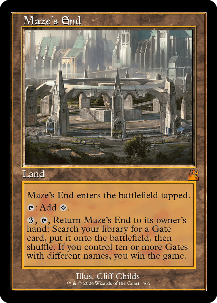 Maze's End (Retro Frame) [Ravnica Remastered] | Rock City Comics