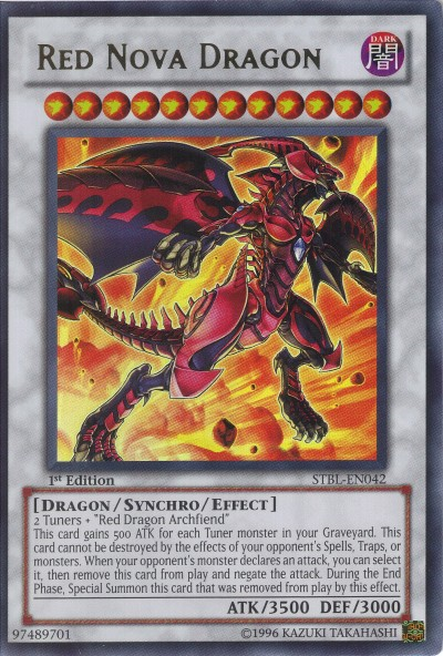 Red Nova Dragon [STBL-EN042] Ultra Rare | Rock City Comics