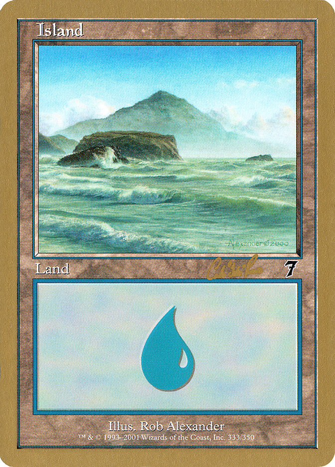 Island (cr333) (Carlos Romao) [World Championship Decks 2002] | Rock City Comics