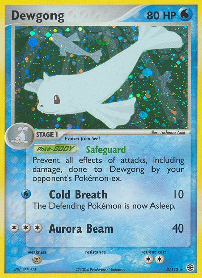 Dewgong (3/112) [EX: FireRed & LeafGreen] | Rock City Comics