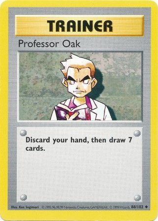 Professor Oak (88/102) [Base Set Shadowless Unlimited] | Rock City Comics