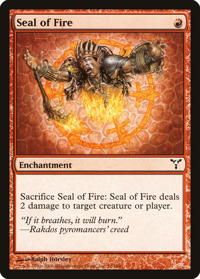 Seal of Fire [Dissension] | Rock City Comics
