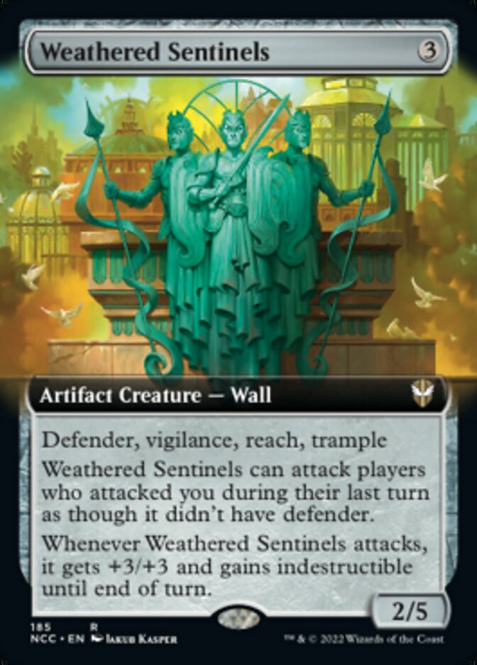 Weathered Sentinels (Extended Art) [Streets of New Capenna Commander] | Rock City Comics