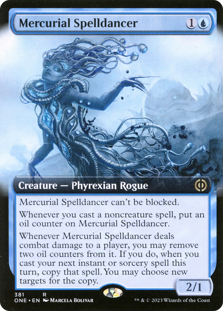 Mercurial Spelldancer (Extended Art) [Phyrexia: All Will Be One] | Rock City Comics