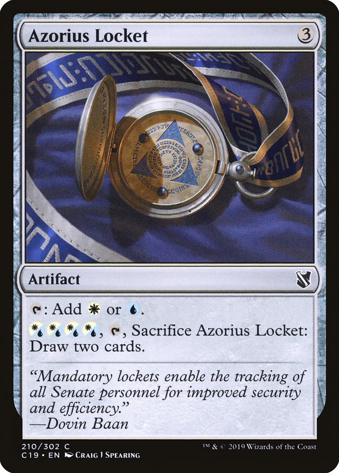 Azorius Locket [Commander 2019] | Rock City Comics