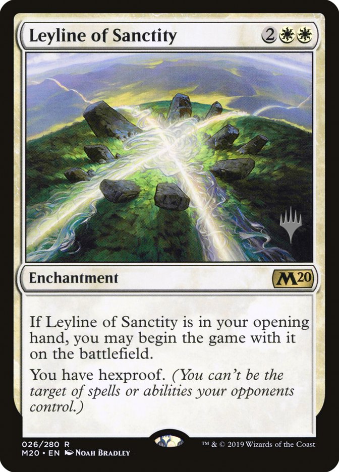 Leyline of Sanctity (Promo Pack) [Core Set 2020 Promos] | Rock City Comics