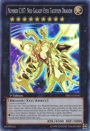 Number C107: Neo Galaxy-Eyes Tachyon Dragon [PRIO-EN041] Ultimate Rare | Rock City Comics