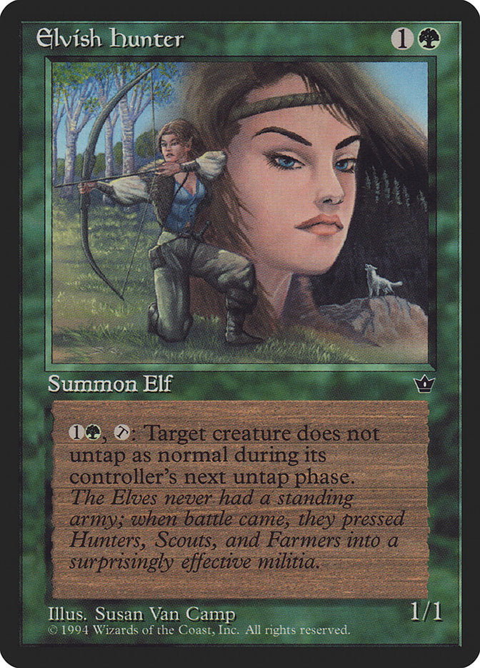 Elvish Hunter (Susan Van Camp) [Fallen Empires] | Rock City Comics