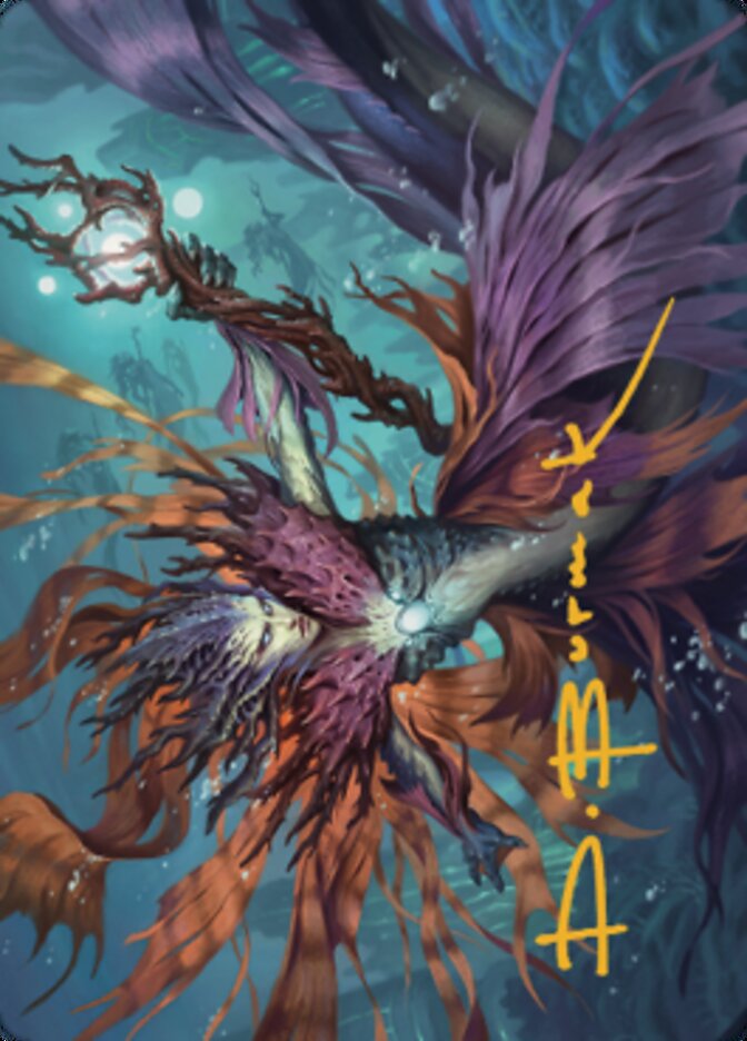 Vodalian Hexcatcher Art Card (Gold-Stamped Signature) [Dominaria United Art Series] | Rock City Comics