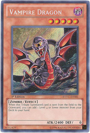 Vampire Dragon [EXVC-EN081] Secret Rare | Rock City Comics