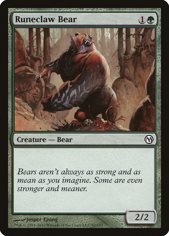 Runeclaw Bear [Duels of the Planeswalkers] | Rock City Comics