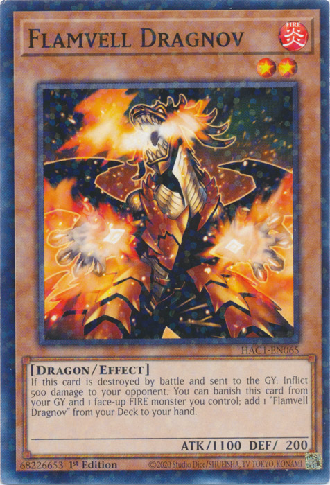 Flamvell Dragnov (Duel Terminal) [HAC1-EN065] Common | Rock City Comics