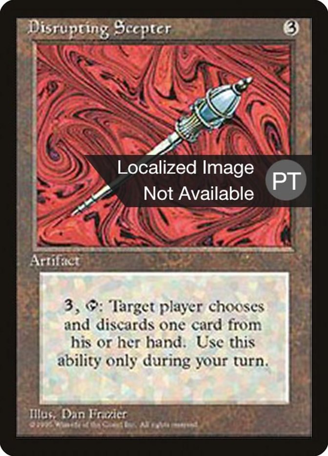 Disrupting Scepter [Fourth Edition (Foreign Black Border)] | Rock City Comics