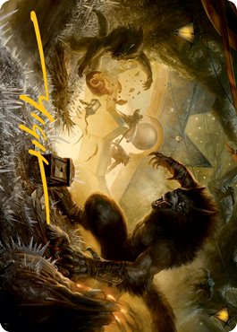 Storm the Festival Art Card (Gold-Stamped Signature) [Innistrad: Midnight Hunt Art Series] | Rock City Comics