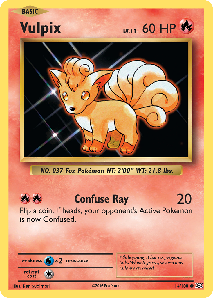 Vulpix (14/108) [XY: Evolutions] | Rock City Comics